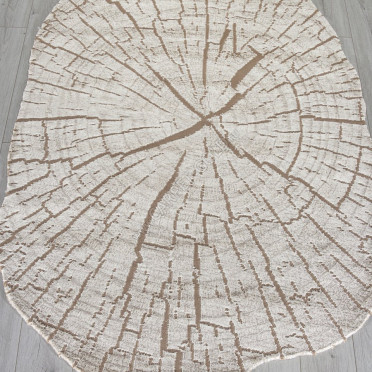 Ковер 00839A - BROWN / BROWN - Прямоугольник - коллекция SAFIR