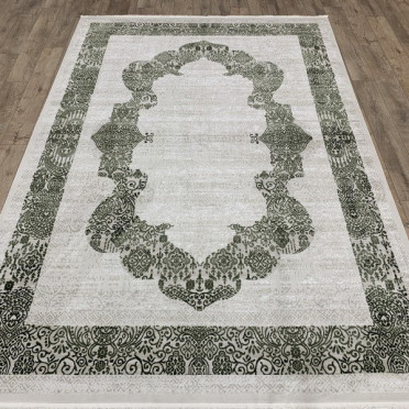 04570C CREAM/GREEN DECO