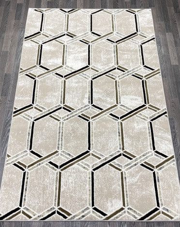 Ковер турецкий 40526B AURA (Акрил, бежевый)