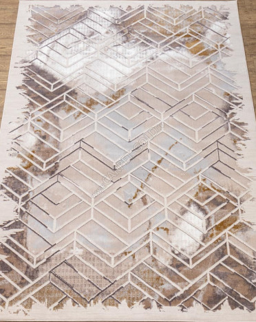 Ковер российский 20208-21033 Порто (PP Heatset Высокоплотный, бежевый, кремовый)