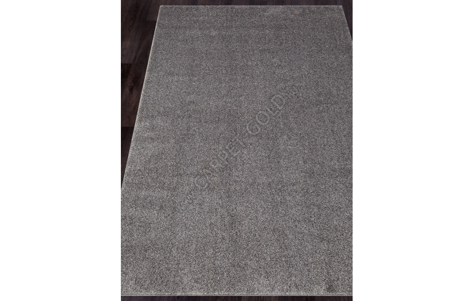 Пушистый серый ковер t600 - GRAY  коллекция PLATINUM 