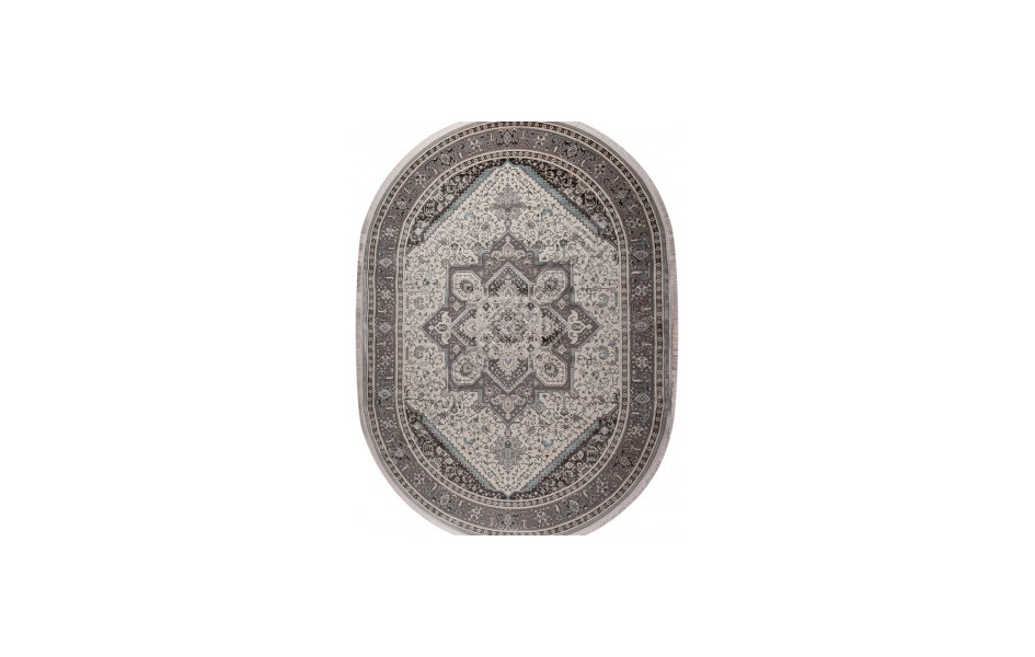 Ковер Avon 36970X OVAL L.GREY / BLUE