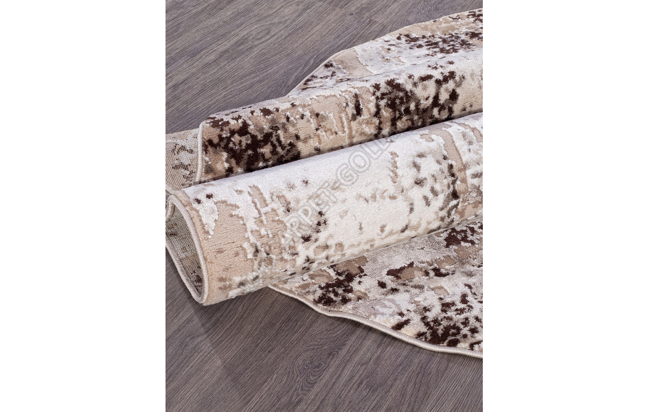 Ковер турецкий овальный 04047B DARK BROWN - коллекция ARMINA