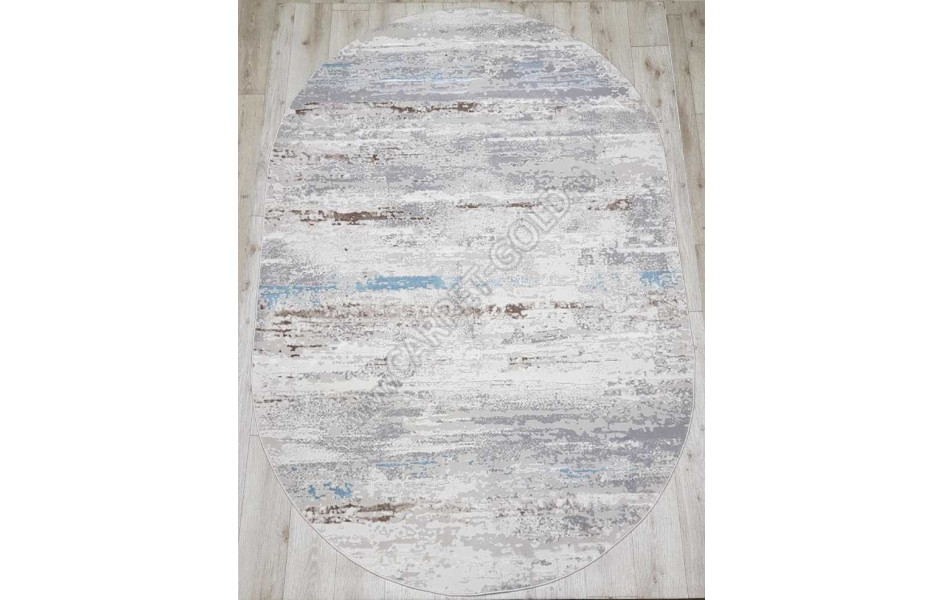 Ковер 36556A OVAL L.BEIGE / BLUE Amatis (Reis)