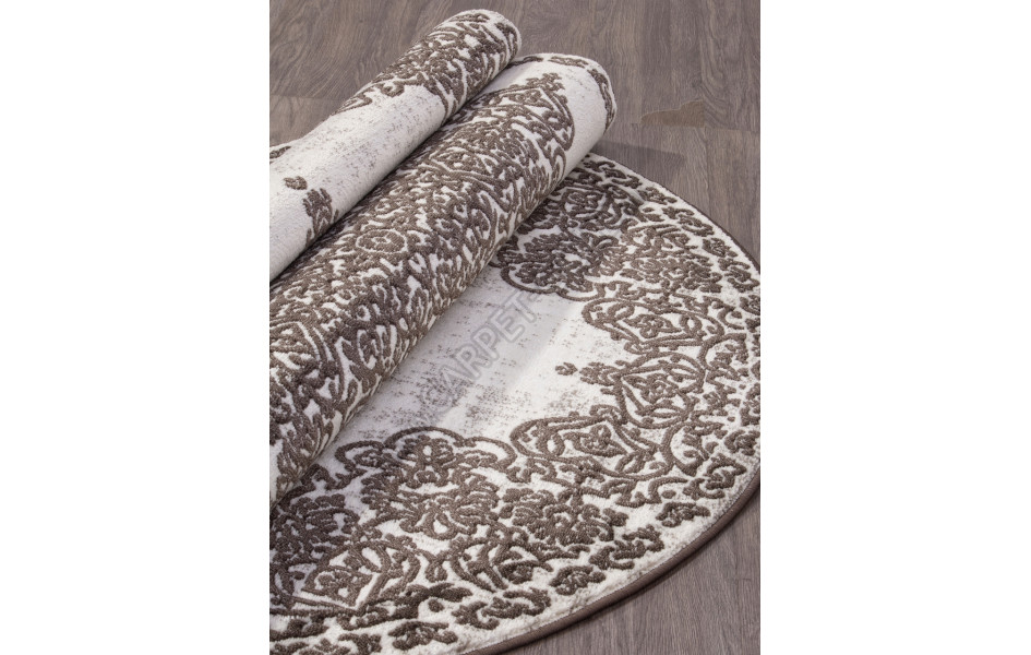 Российский ковер D960 - CREAM - Овал - коллекция MIRANDA