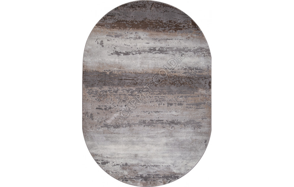 Ковер 3312 - GRAY-BEIGE - Овал - коллекция GRAFF