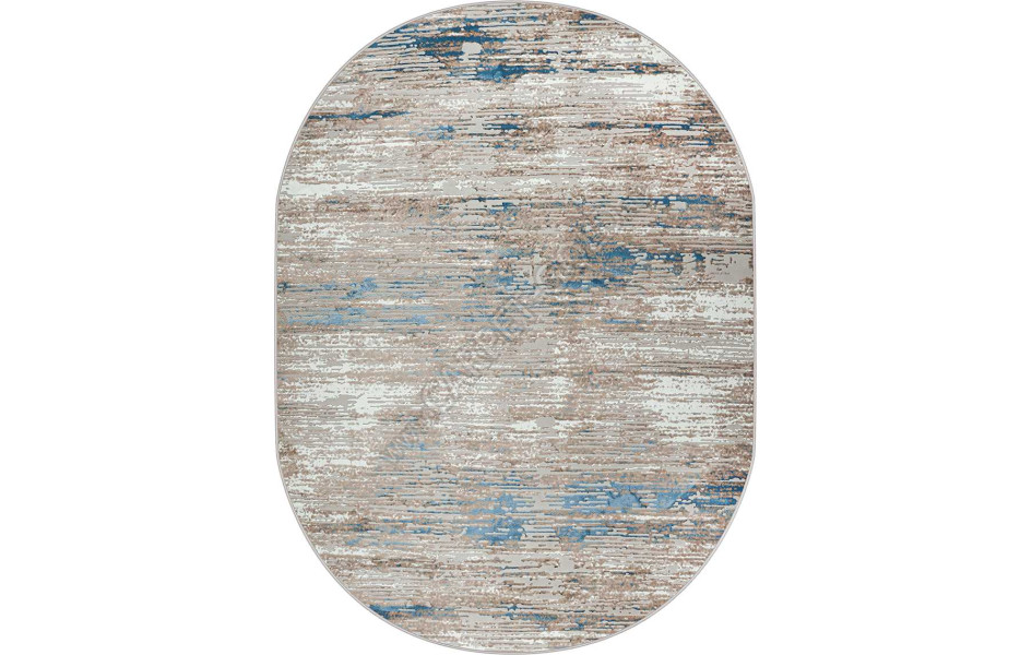 36952A OVAL BLUE / BEIGE Sanat Viscon