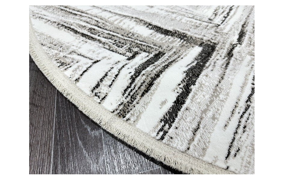 Ковер с ромбами Gordion 16150_1 овал в скандинавском стиле