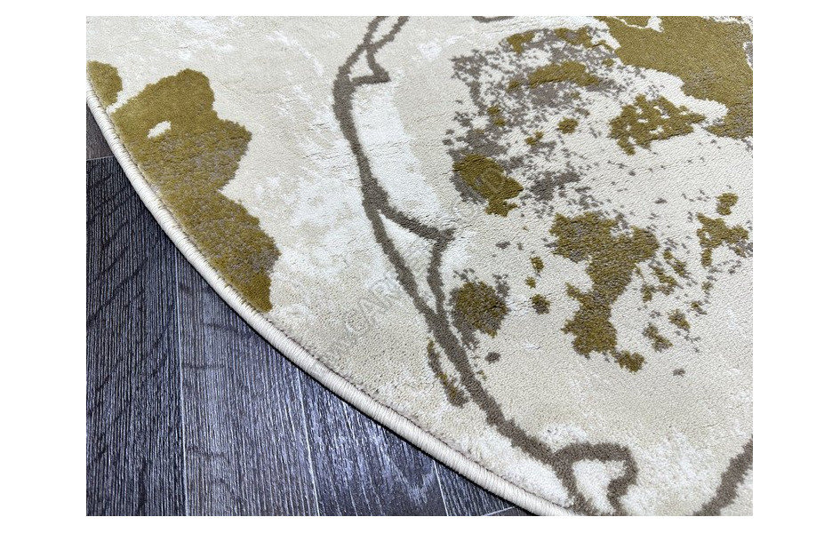 D094A_YELLOW / LIGHT BEIGE Madison овал с цветами