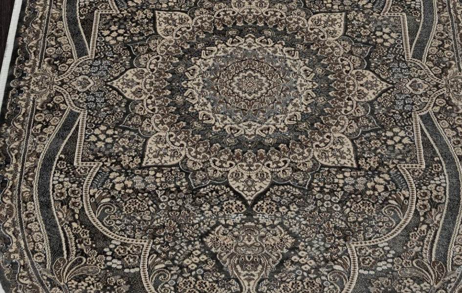 Ковер D415 - DARK GRAY - Овал - коллекция DOLCE
