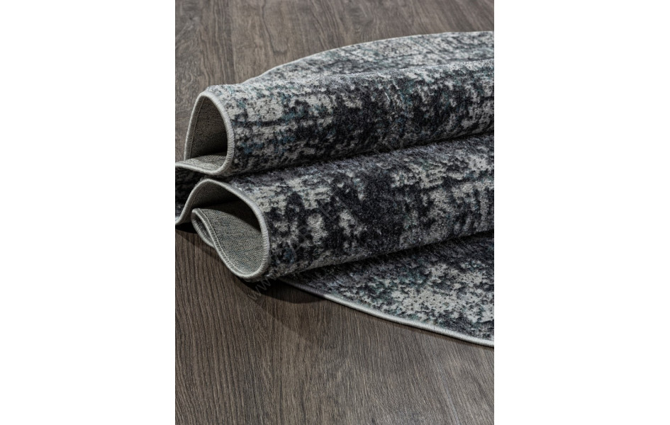 Ковер 02467H - BLUE / GREY - Овал - коллекция SAFARI