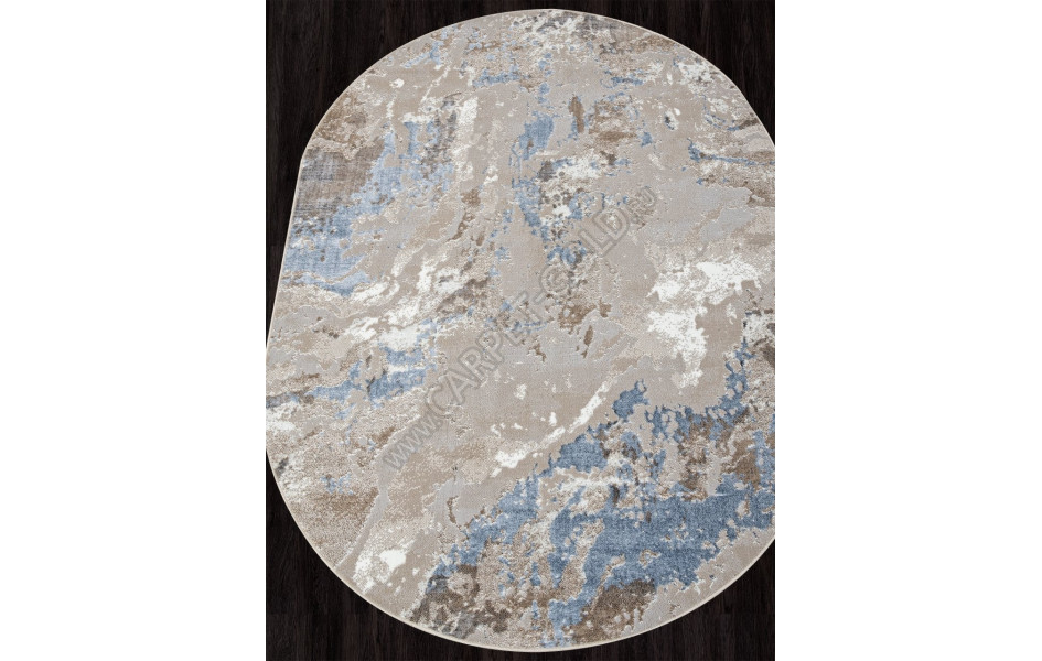 Ковер 00085A - L.BLUE / BEIGE - Овал - коллекция PARADIZE