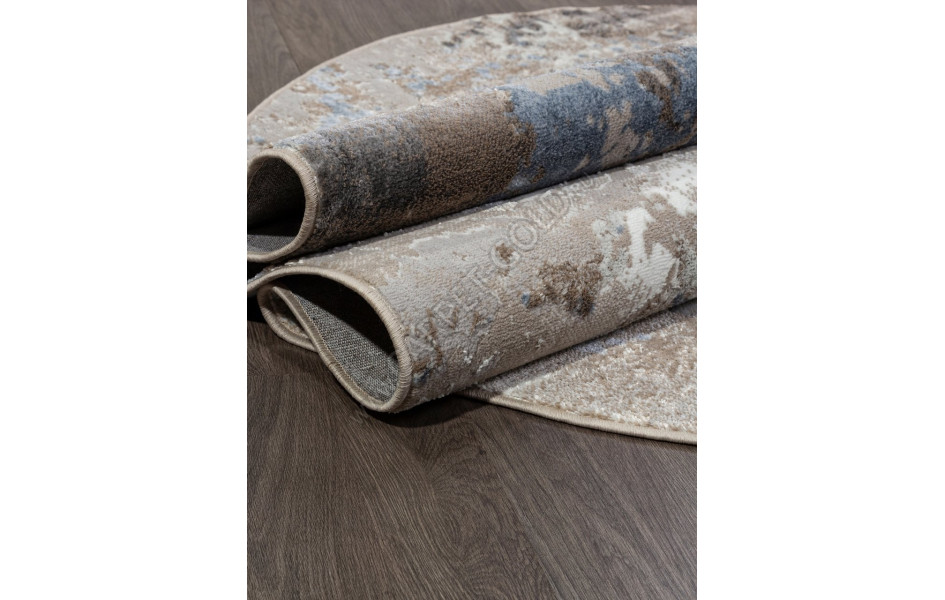 Ковер 00085A - L.BLUE / BEIGE - Овал - коллекция PARADIZE