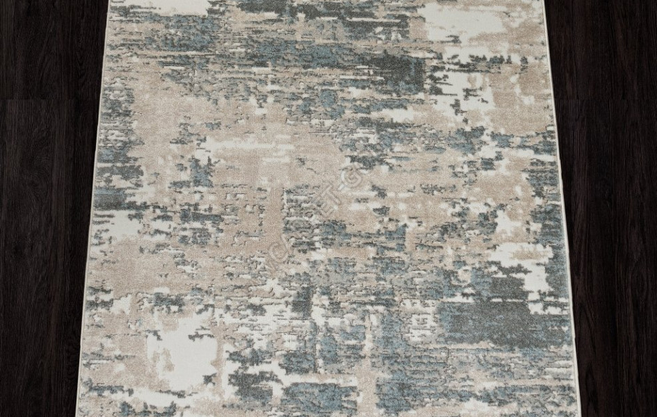 Ковер F231 - BEIGE-BLUE - Дорожка - коллекция NATUREL