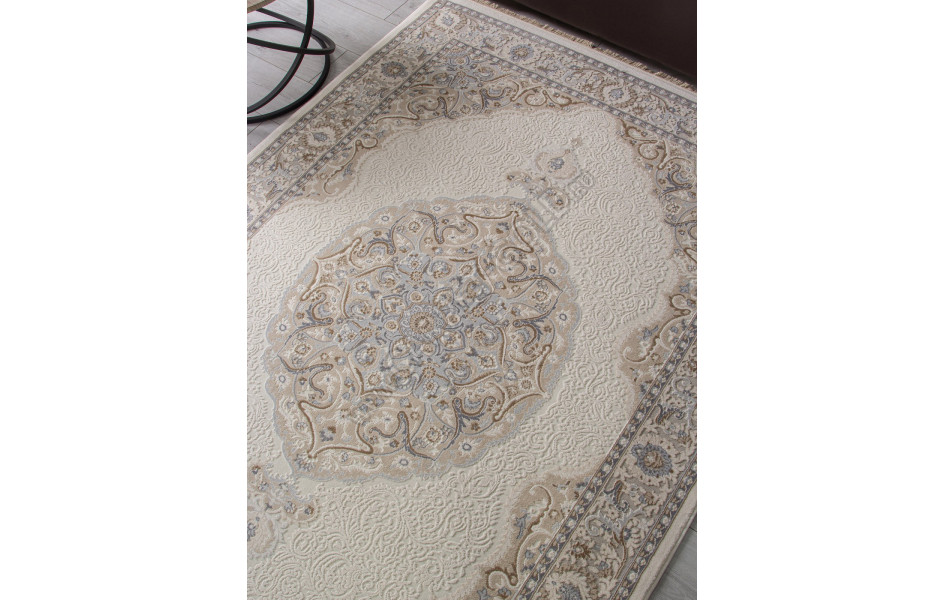 Ковер 35987A - CREAM / CREAM - Прямоугольник - коллекция MELODY