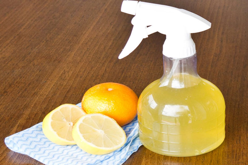 Очистка ковра цитрусовыми